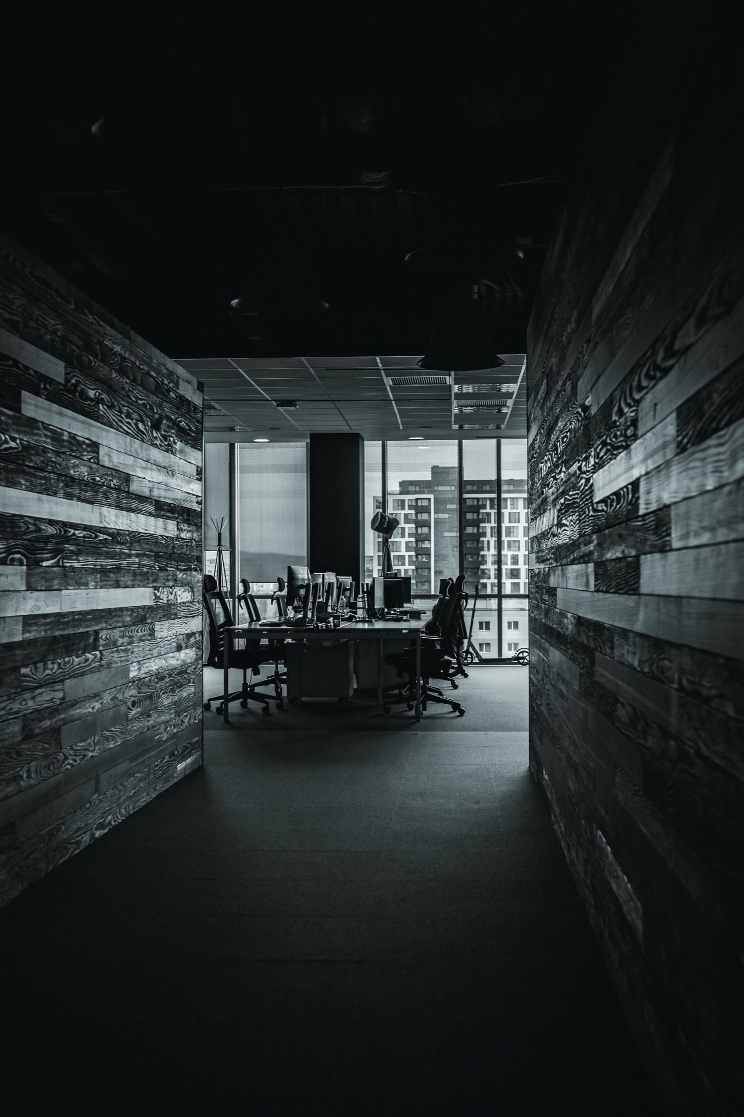 An office interior