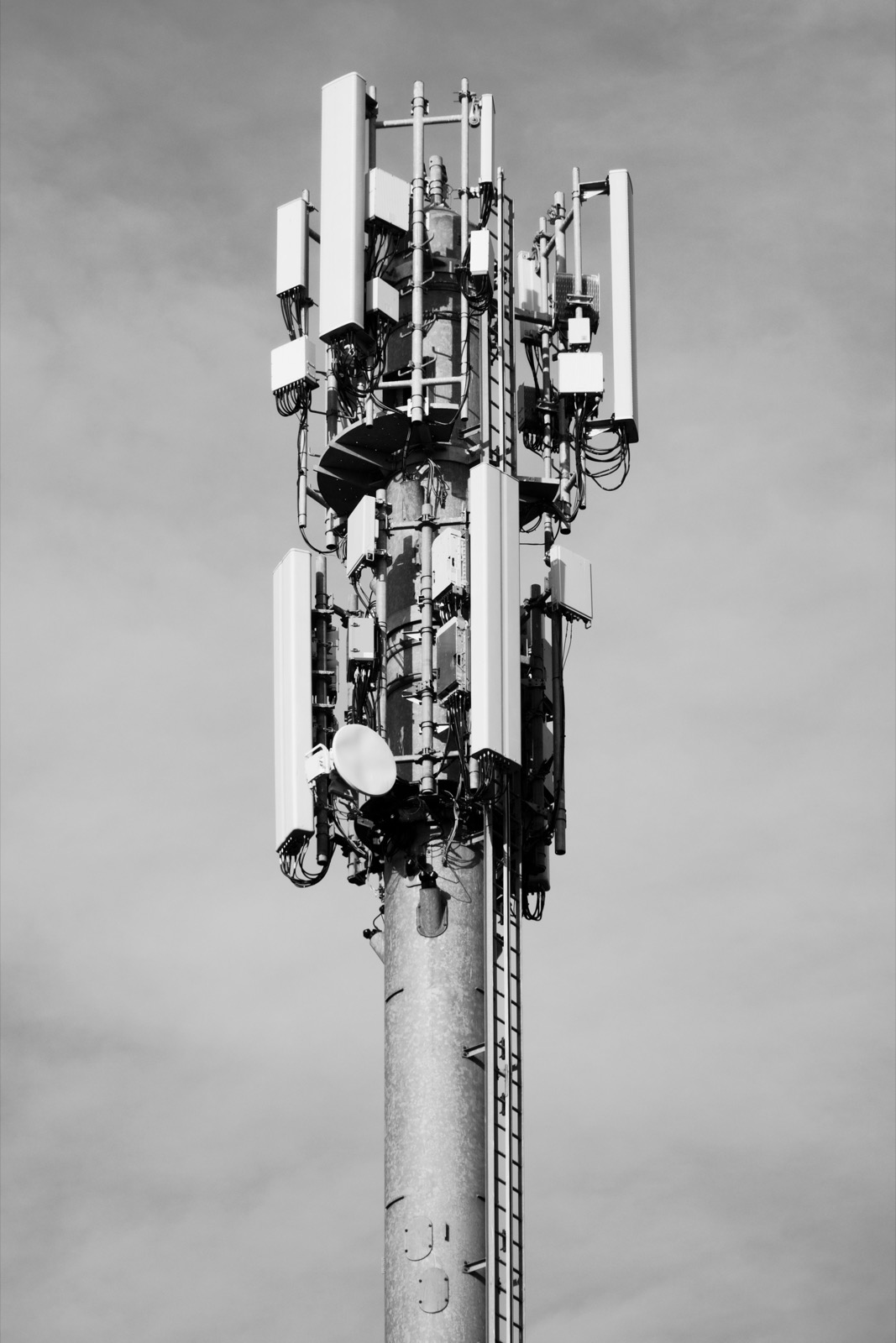 A telecommunications mast